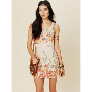 Free People Boho Floral Tank Dress